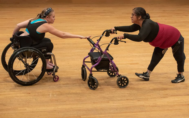 Disabled dancers learn to redefine the aesthetics of movement at UCLA Disabled dancers learn to redefine the aesthetics of movement at UCLA