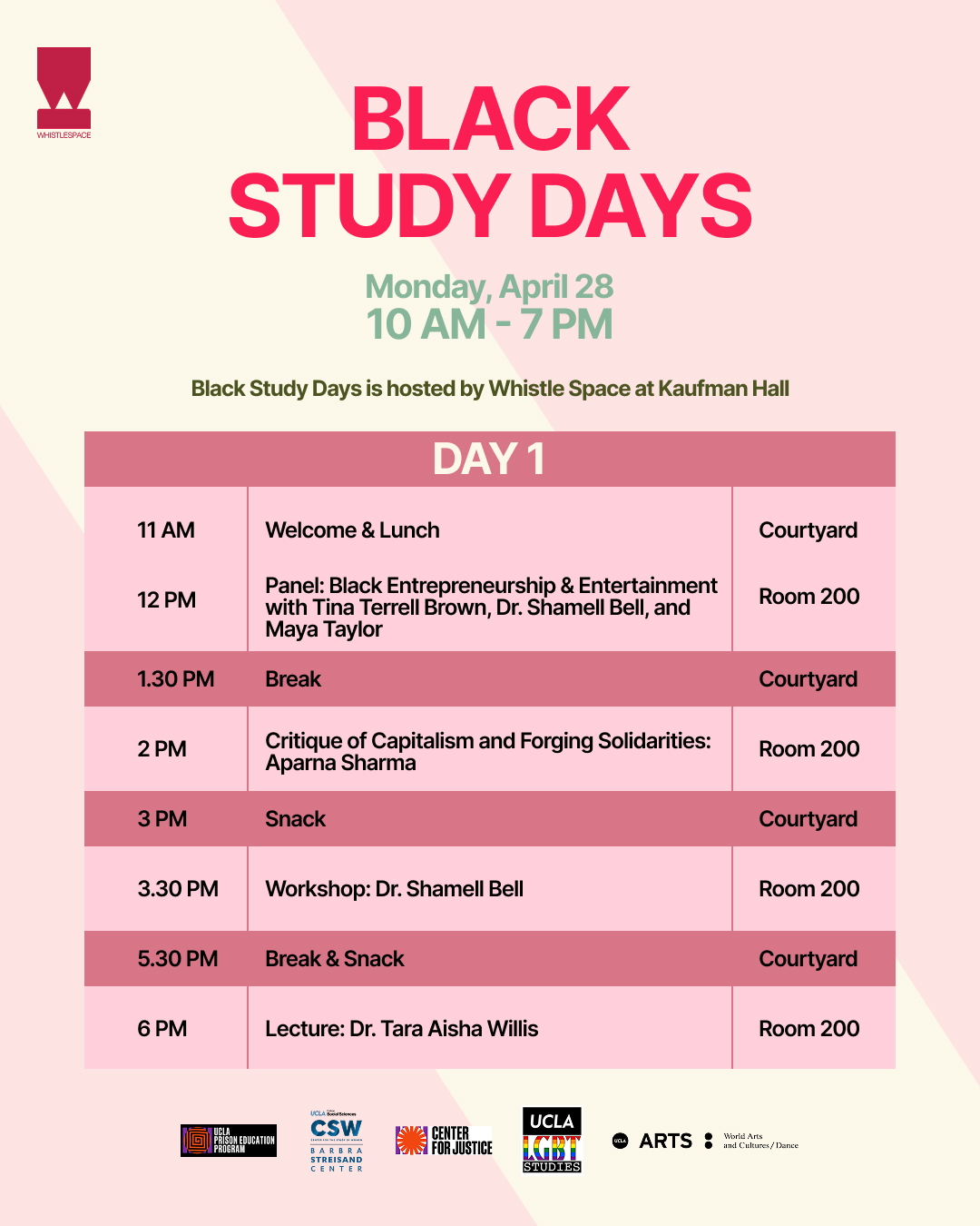 Black Study Days - Day One