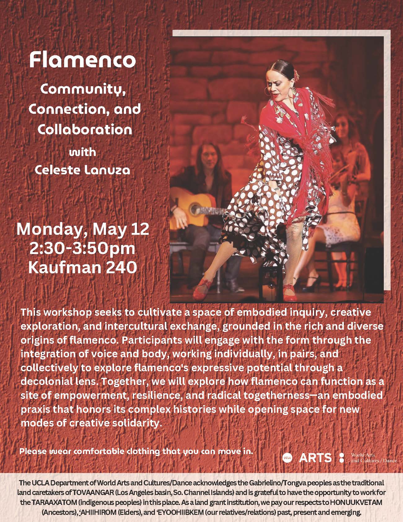 Flamenco workshop by Celeste Lanuza